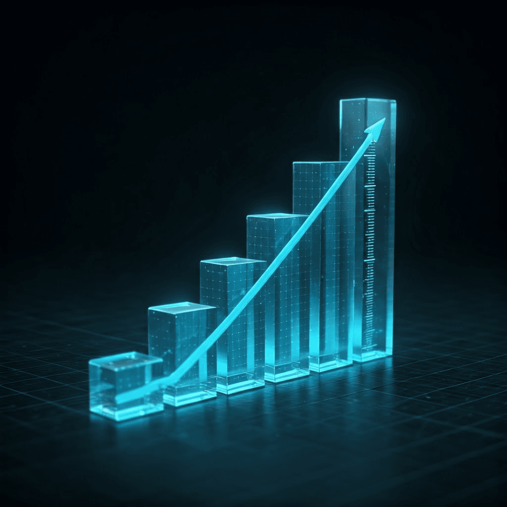 Visual representation of typing speed metrics