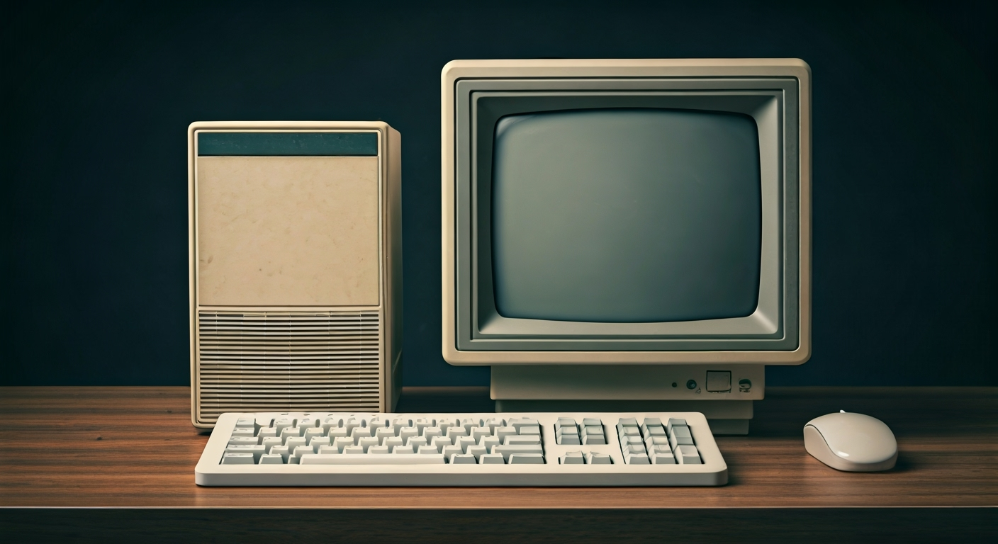Retro typing software and CRT glow