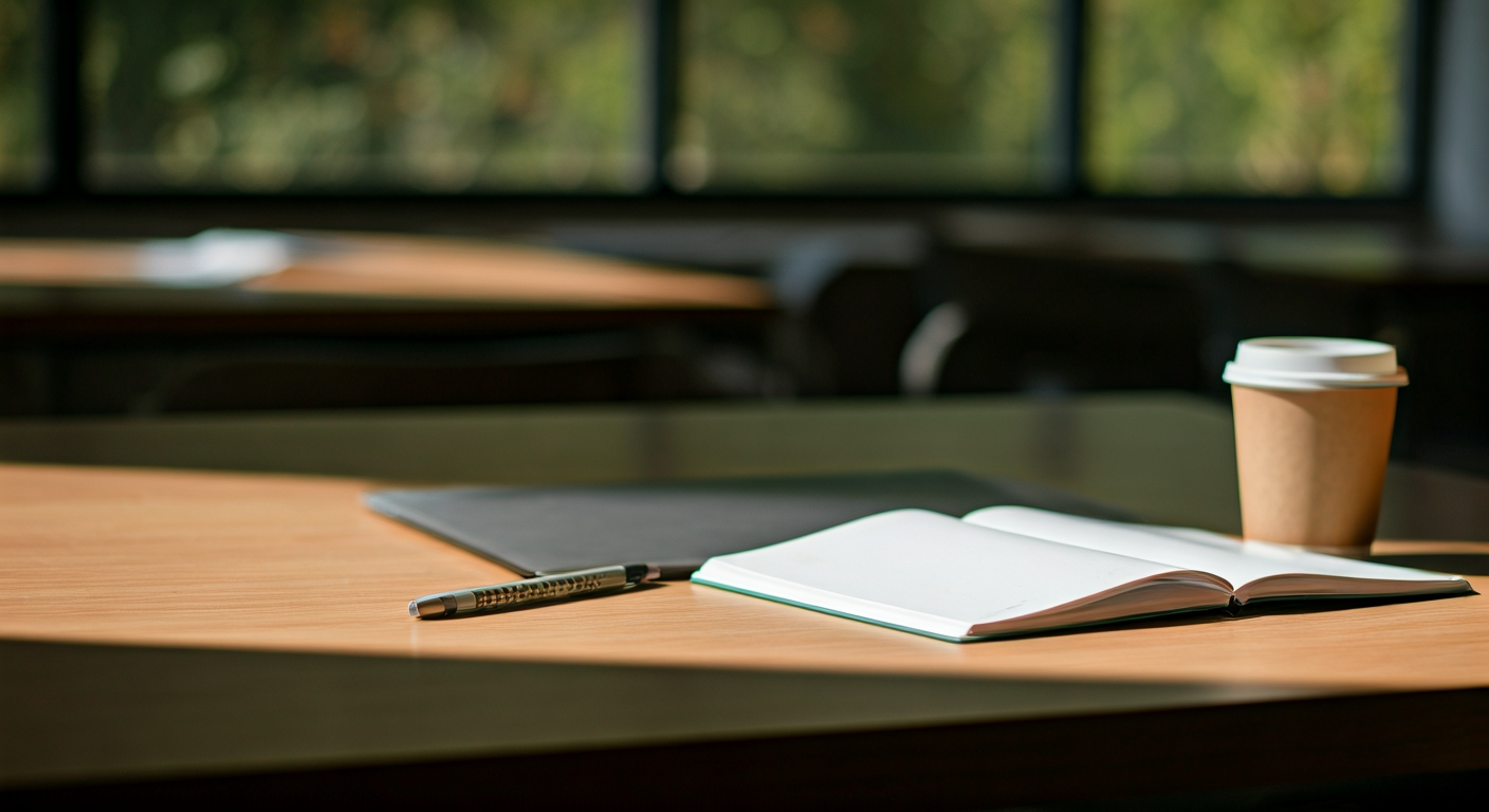 College student typing on laptop in library