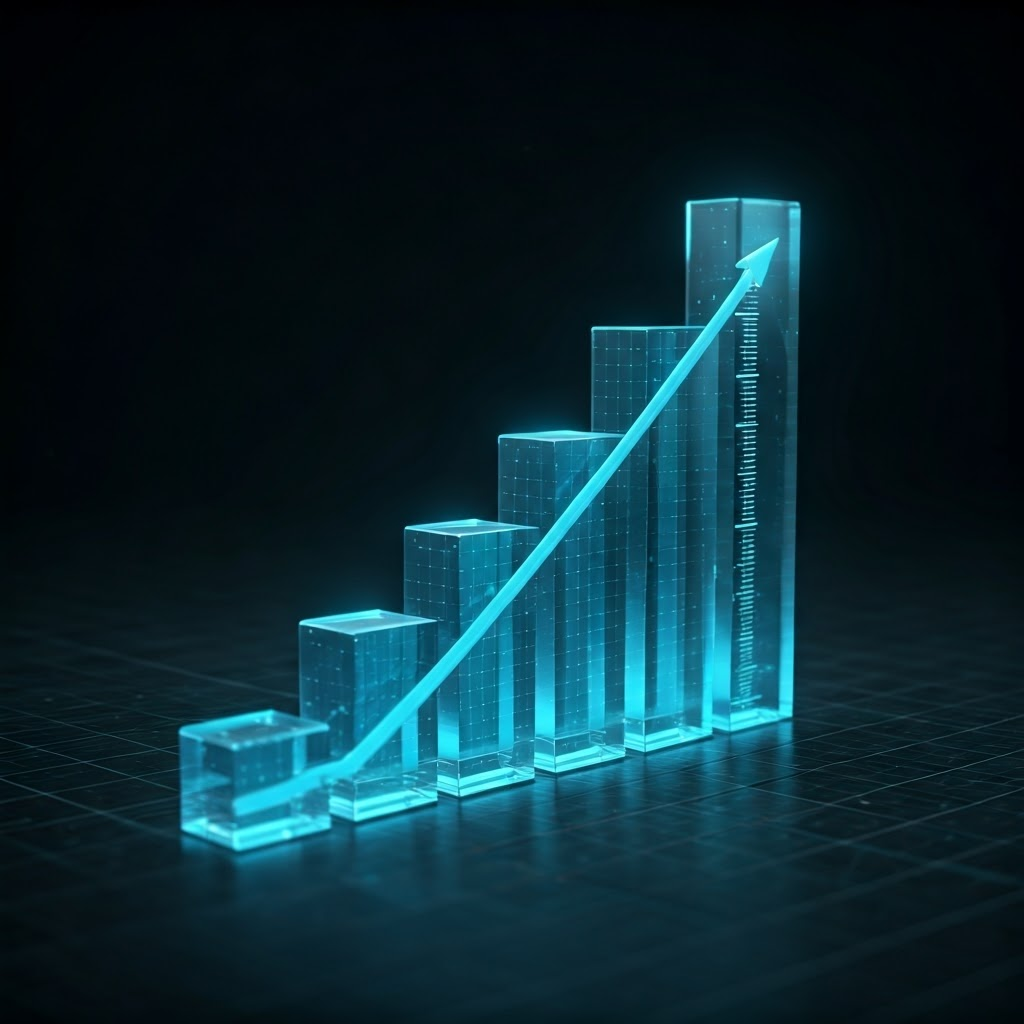 Visual representation of typing speed metrics